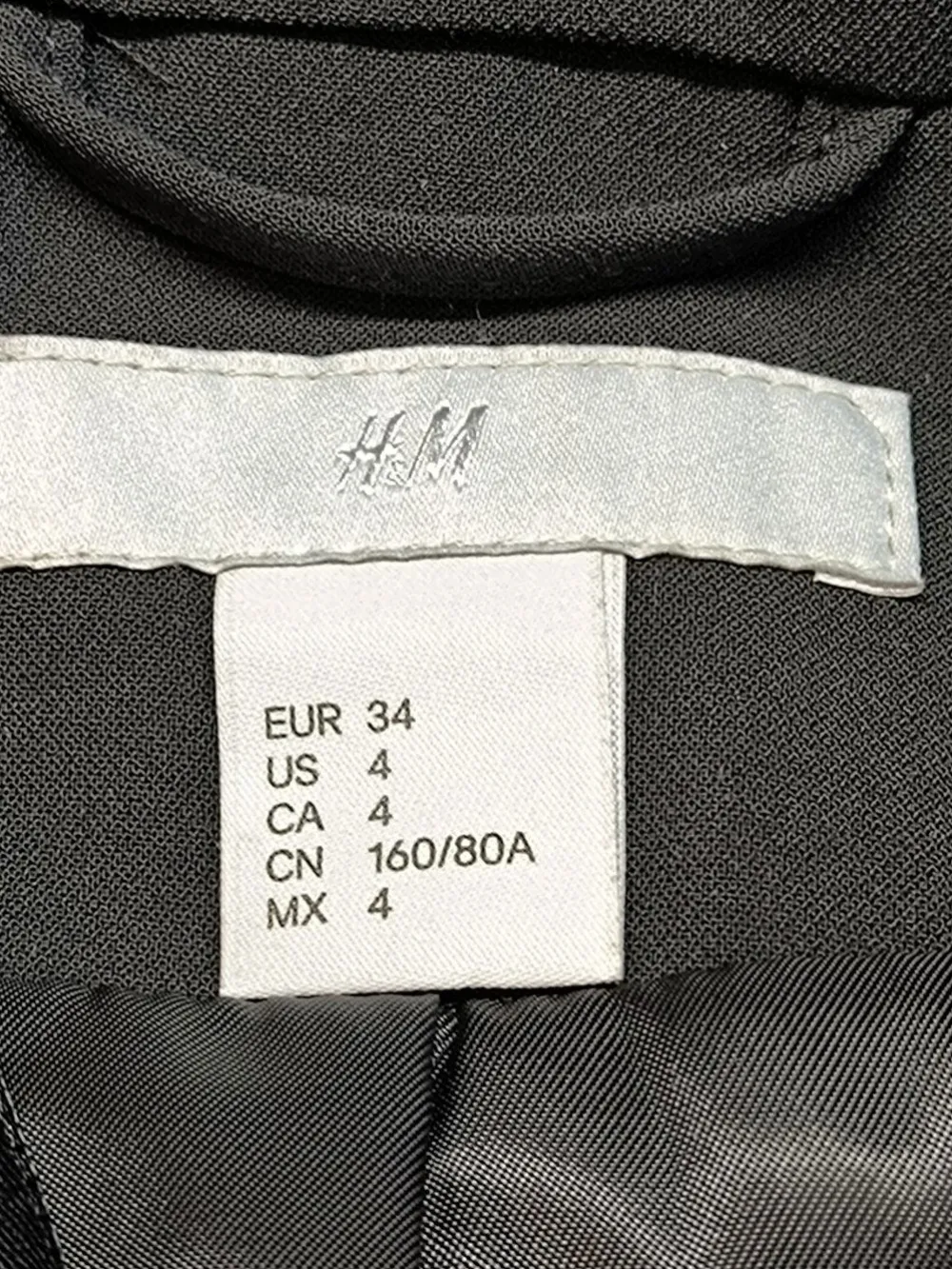 Westen>H&M Strickweste Größe 34 schwarz