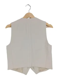 Westen>RAHY Strickweste Größe 36 wollweiß