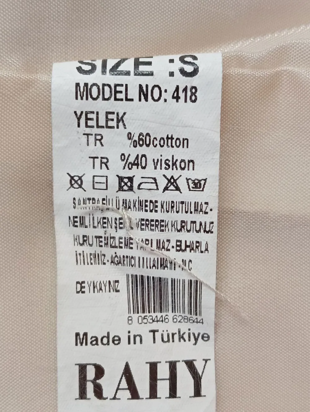 Westen>RAHY Strickweste Größe 36 wollweiß