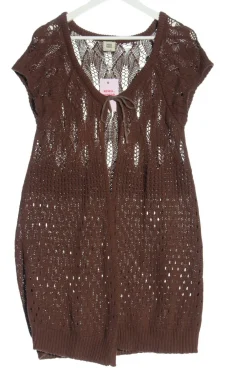 Westen>Noa Noa Strickweste Größe 38 braun