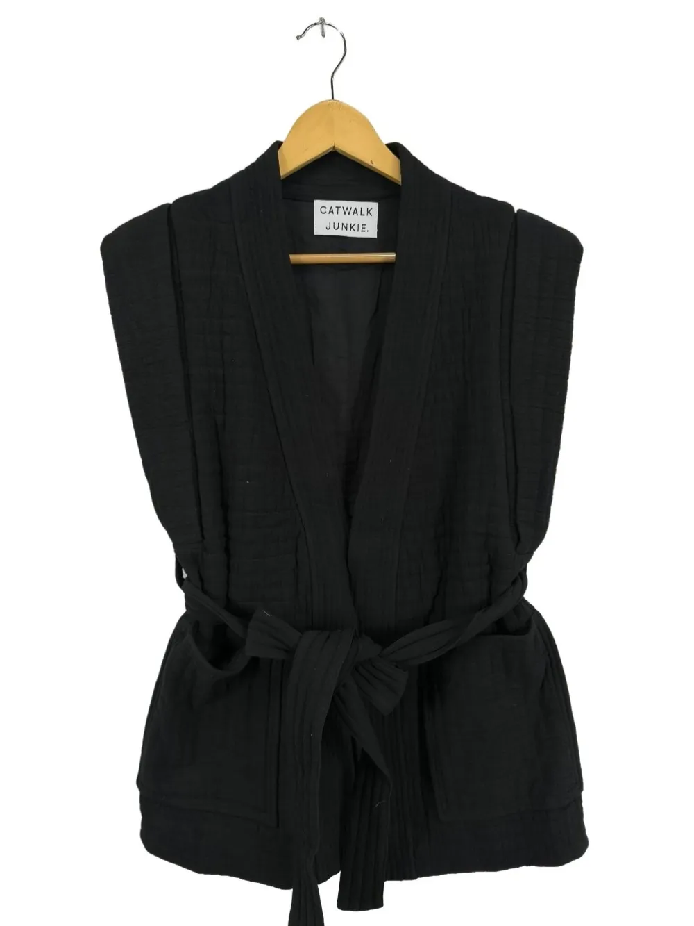 Westen>CATWALK JUNKIE Strickweste Größe 36 schwarz
