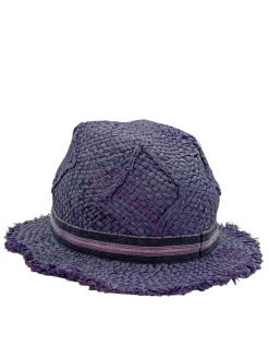 Hüte>Seeberger Strohhut lila