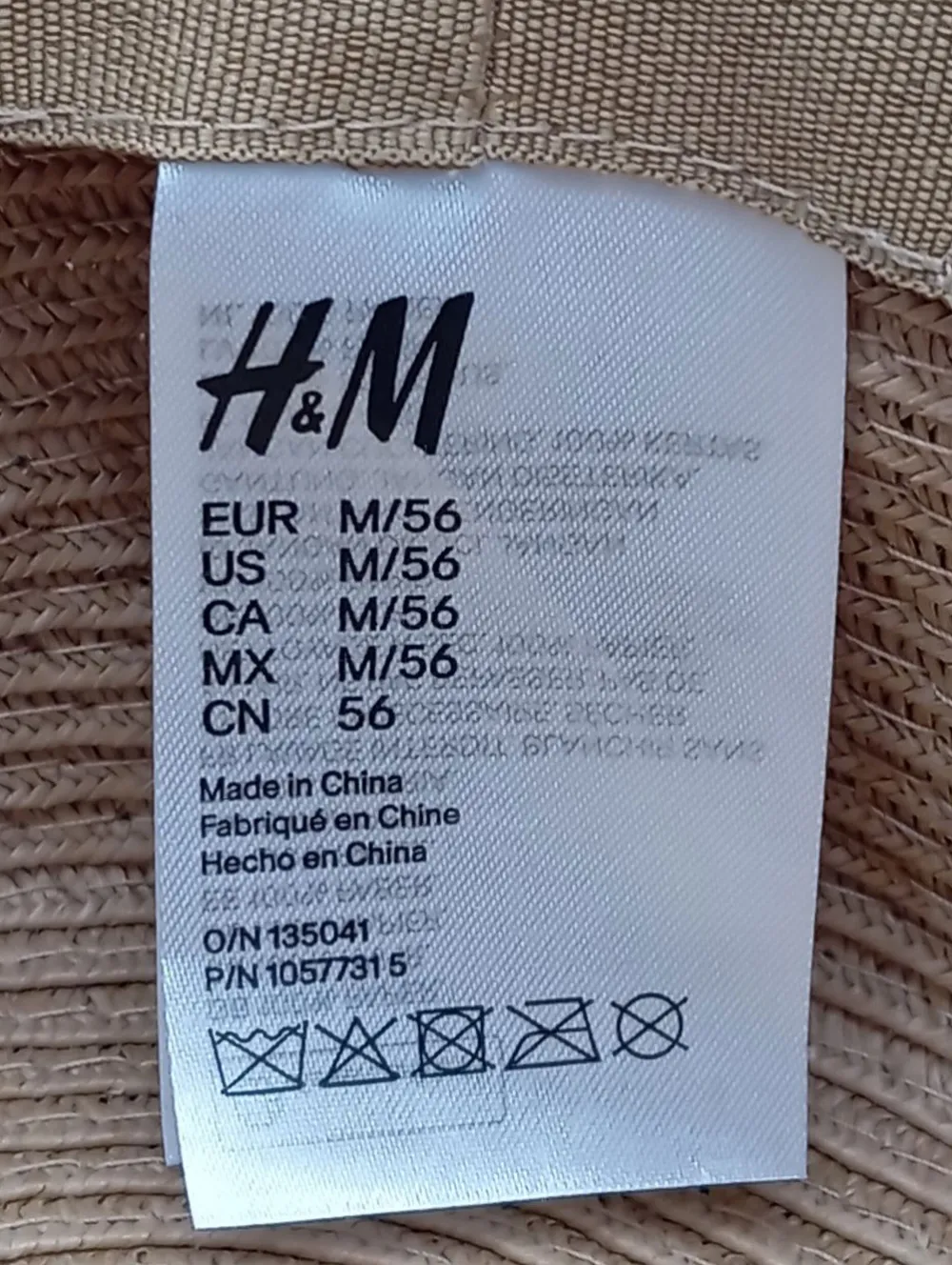 Strohhut Größe 56-H&M Outlet
