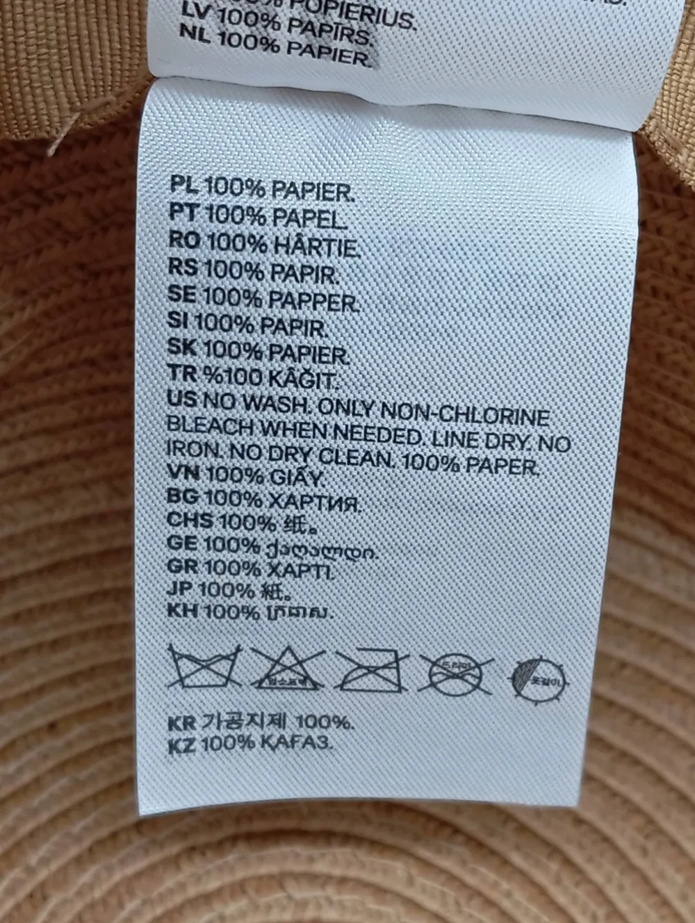 Strohhut Größe 56-H&M Outlet