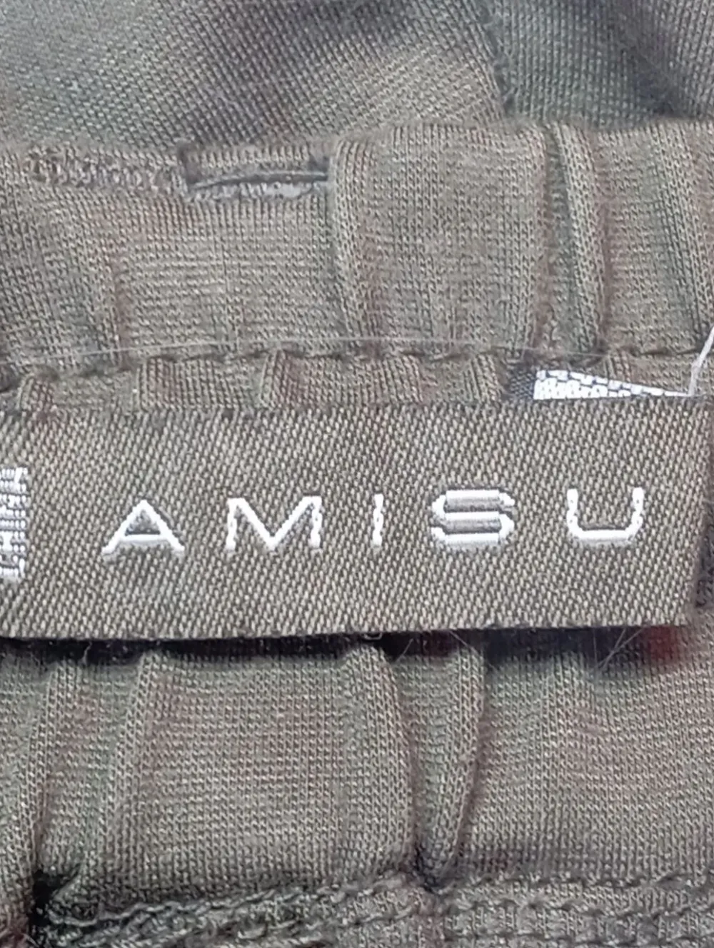 Hosen>Amisu Sweathose Größe 34 khaki