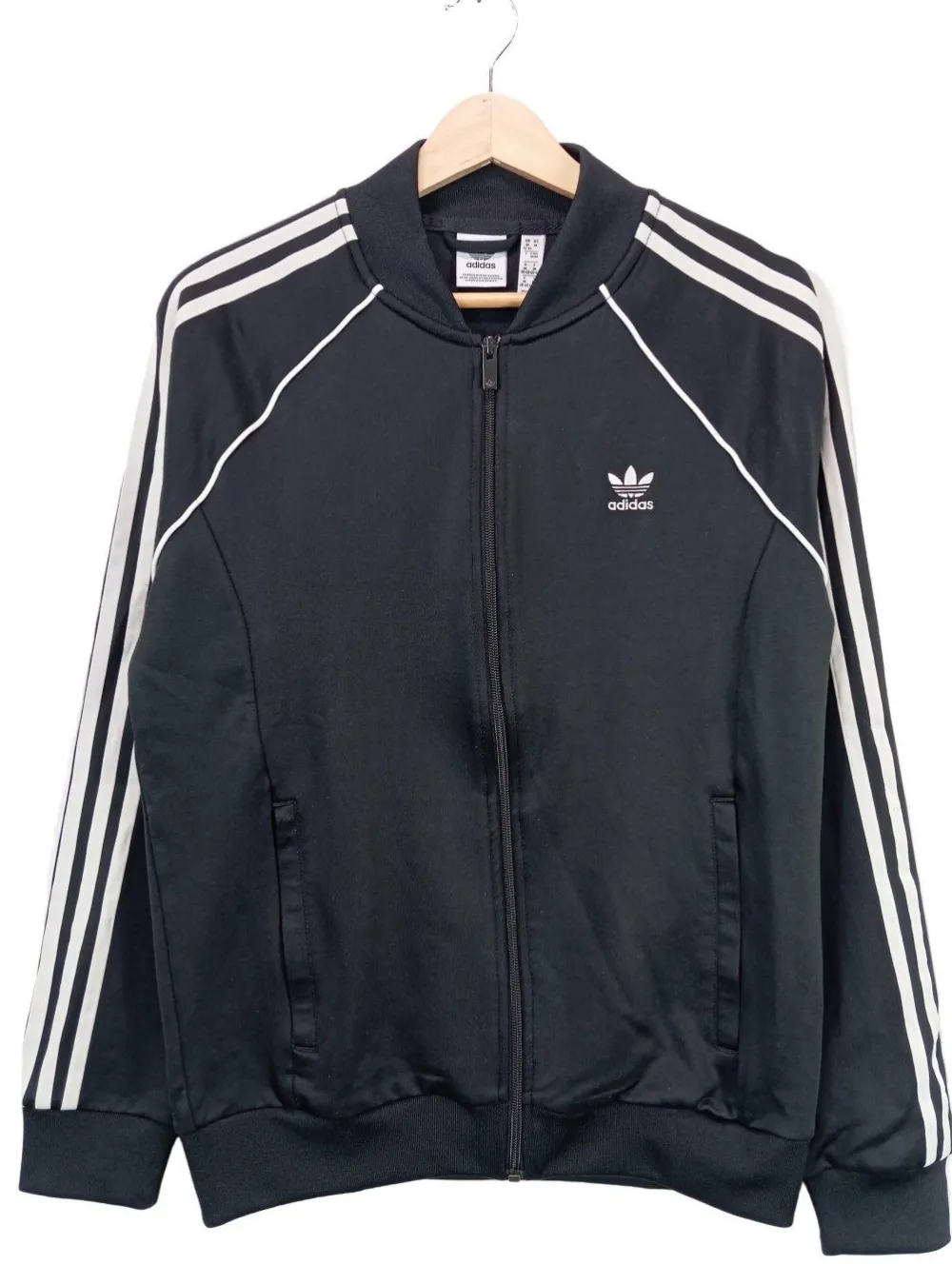Sweats>Adidas Sweatjacke Größe 38 schwarz