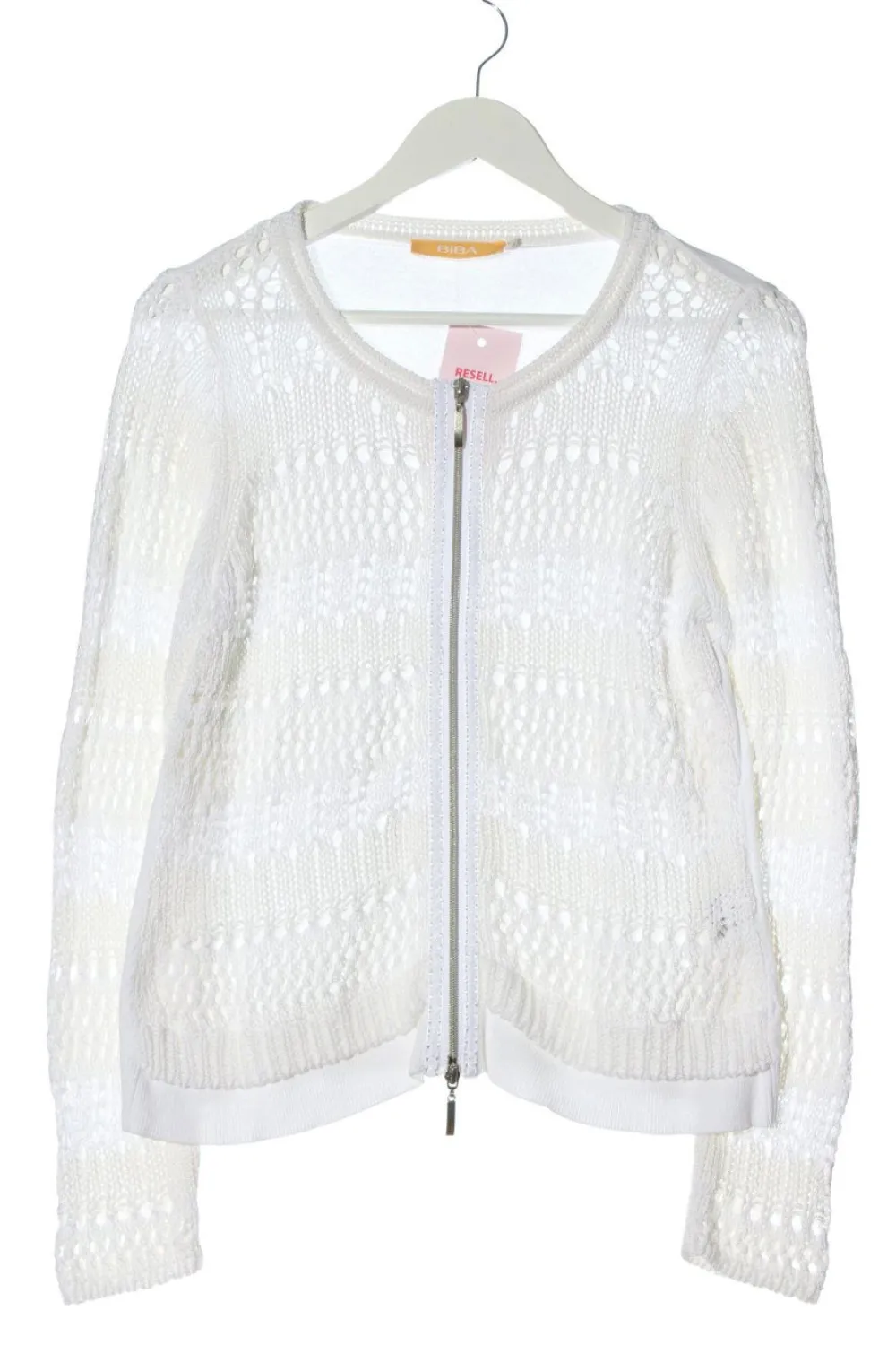 Sweats>Biba Sweatjacke Größe 38 weiß