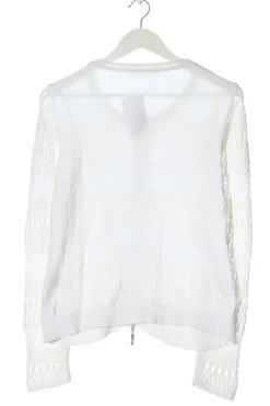 Sweats>Biba Sweatjacke Größe 38 weiß