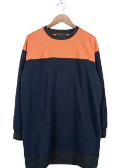 Kleider>Sportmax Code Sweatkleid Größe 38 blauhellorange