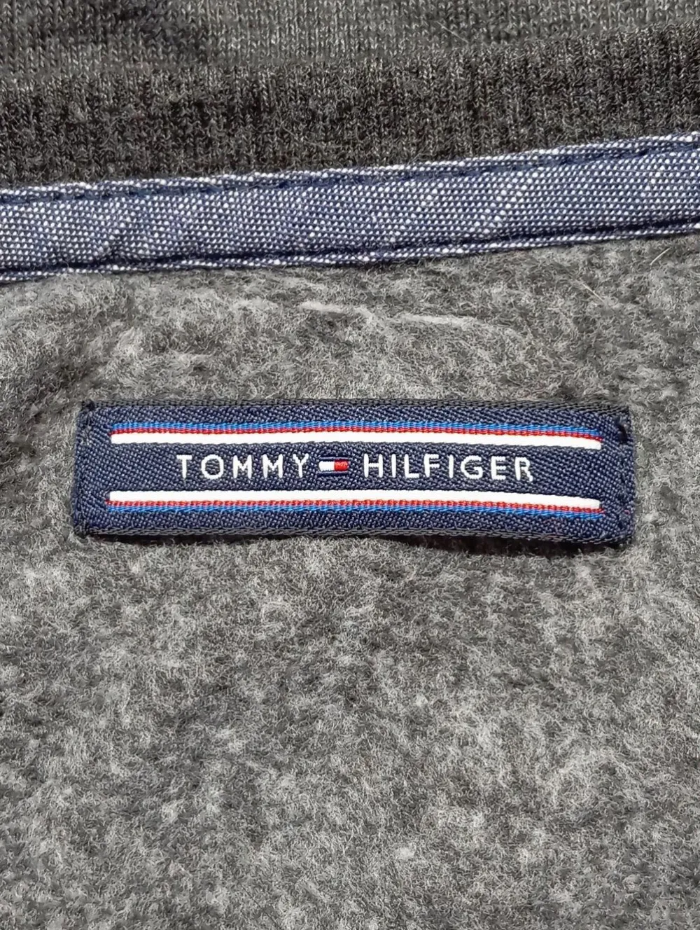 Sweats>Tommy Hilfiger Sweatshirt Größe 40 hellgrauschwarz