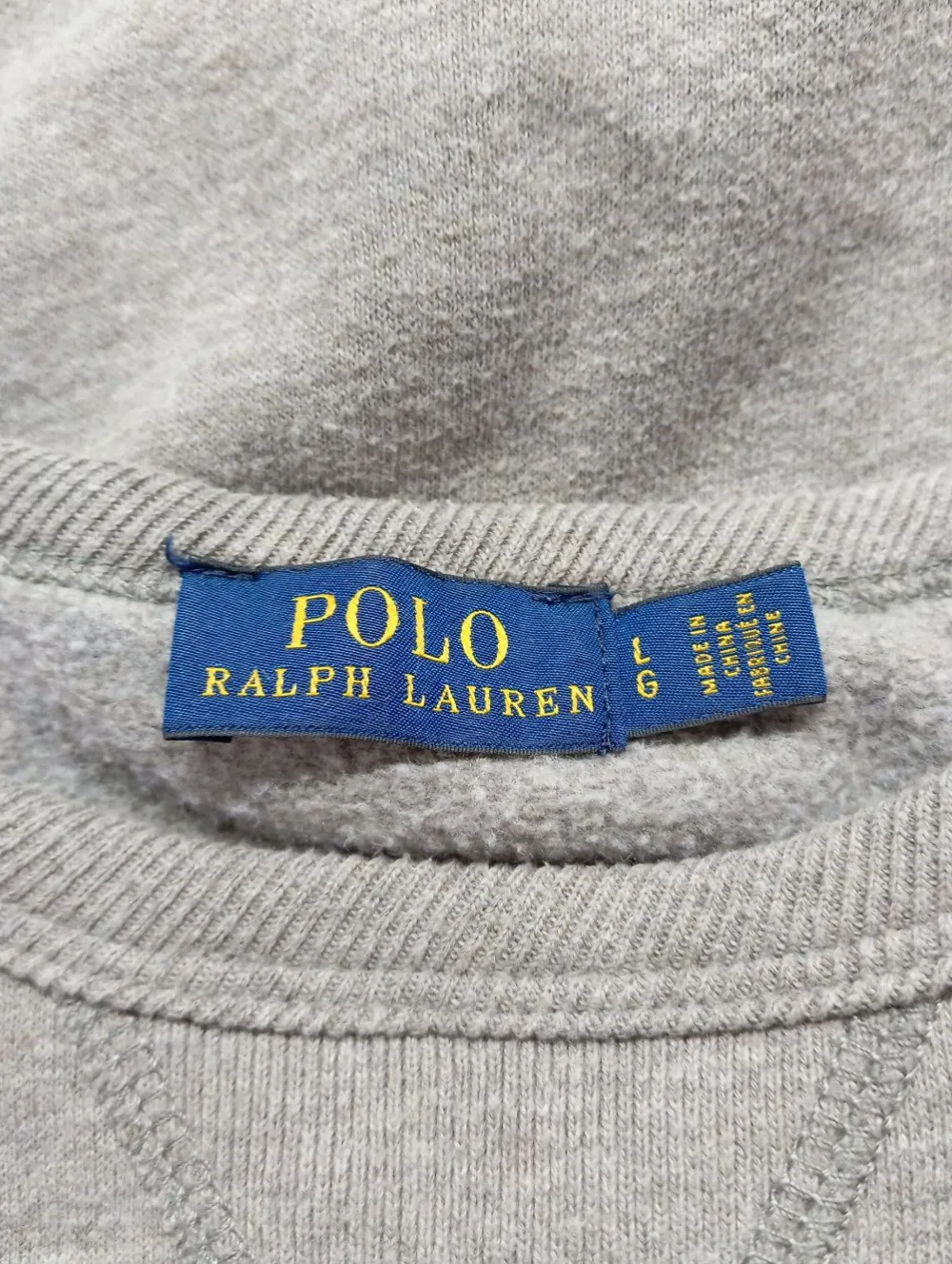 Sweats>Ralph Lauren Sweatshirt Größe 40 hellgrau