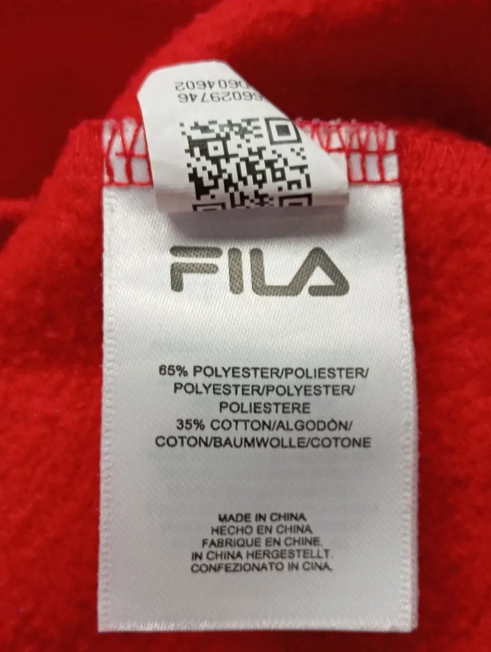 Sweats>Fila Sweatshirt Größe 38 rotweiß