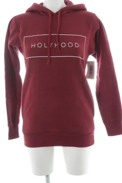 Sweats> Sweatshirt Größe 36 dunkelrotweiß