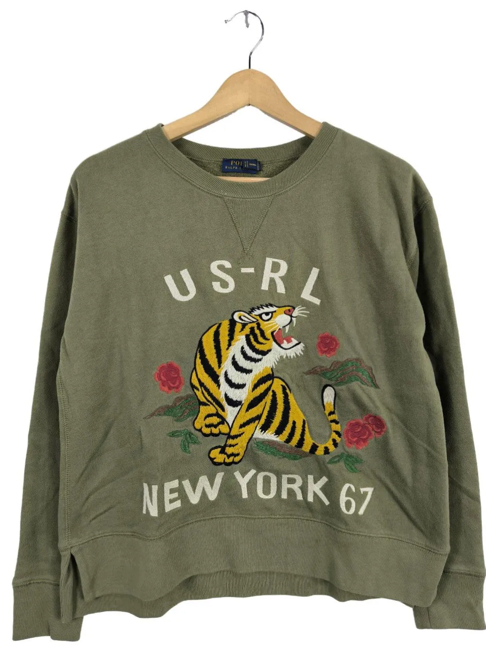 Sweats>Ralph Lauren Sweatshirt Größe 34 khaki