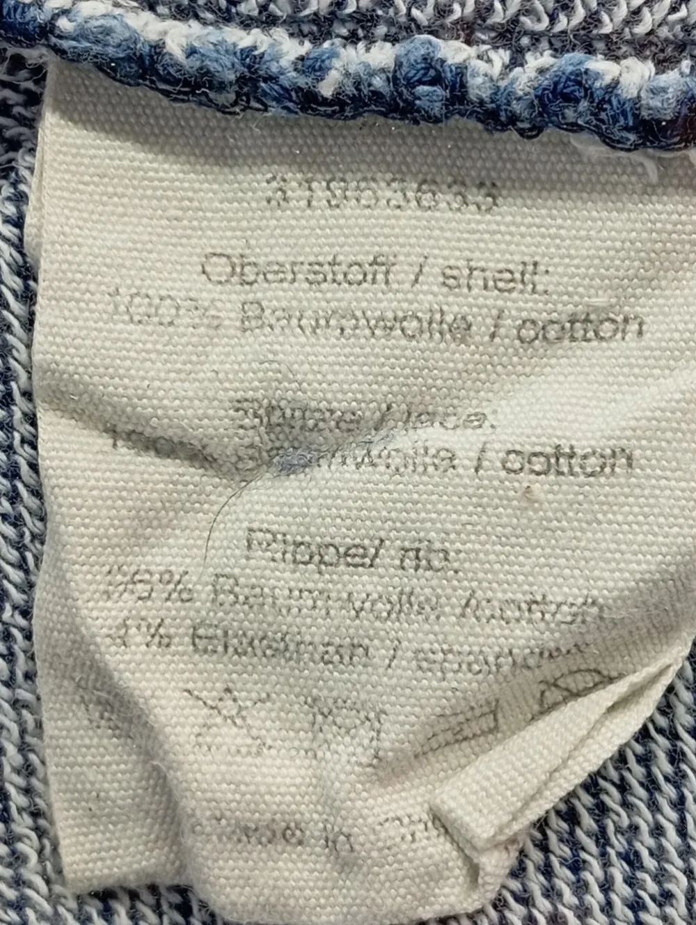 Sweats>DREI MASTER Sweatshirt Größe 38 blau