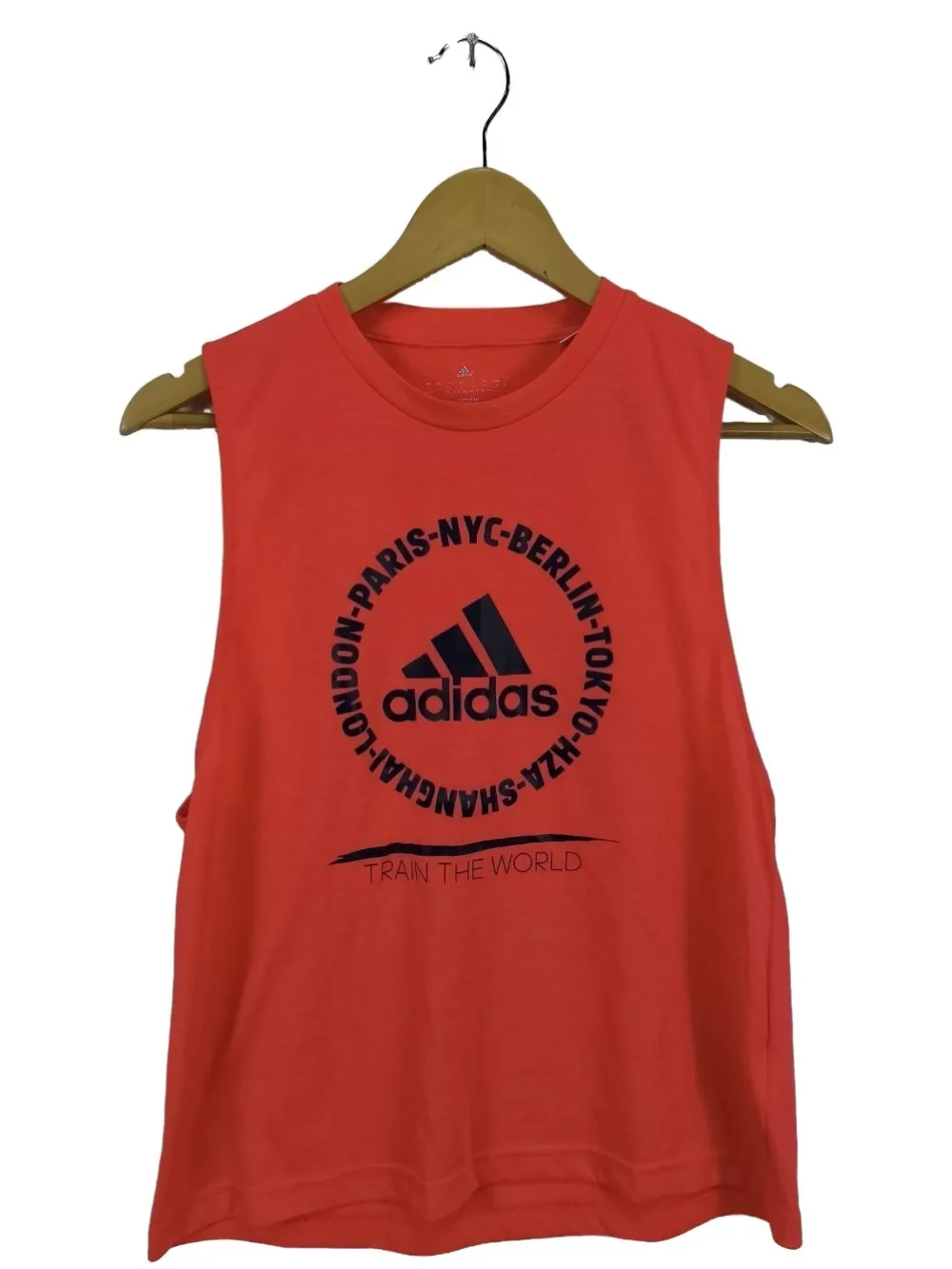 Tops>Adidas Tanktop Größe 36 rot