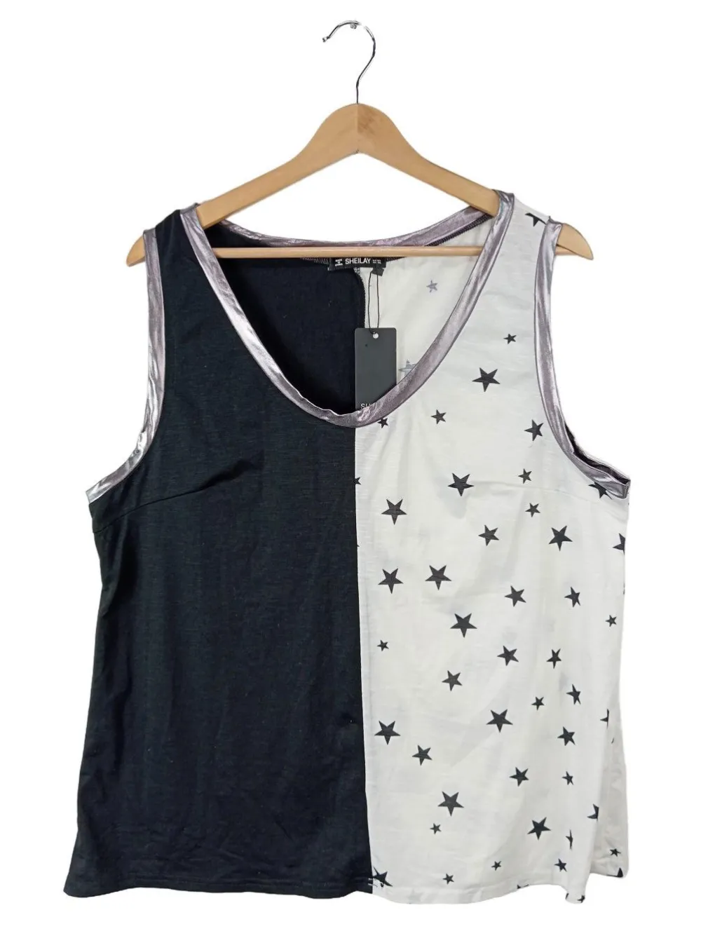Tops>Sheilay Tanktop Größe 46 weiß