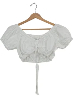 Trachtenmode> Trachtenbluse Größe 40 weiß