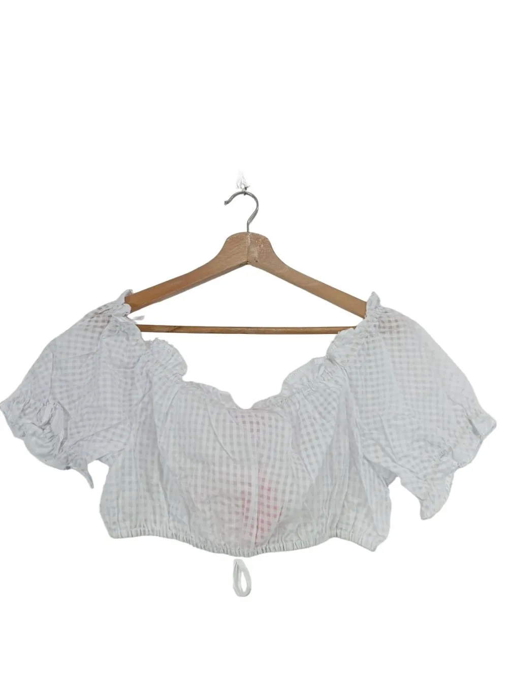 Trachtenmode>Kru00fcger Trachtenbluse Größe 46 weiß