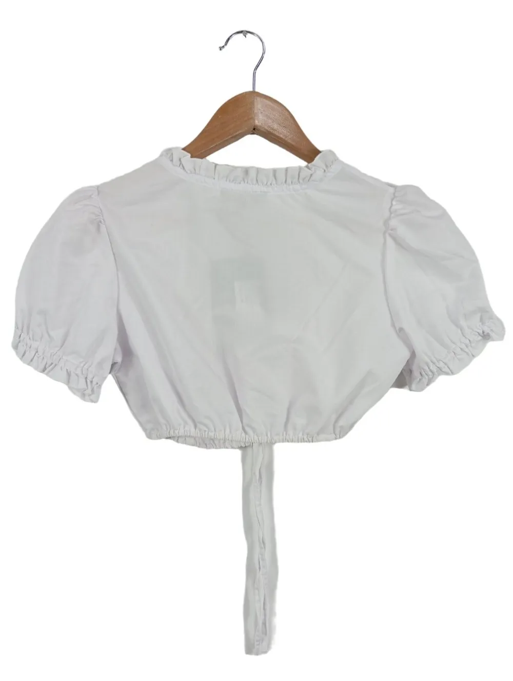 Trachtenmode>Wiesnku00f6nig Trachtenbluse Größe 34 weiß