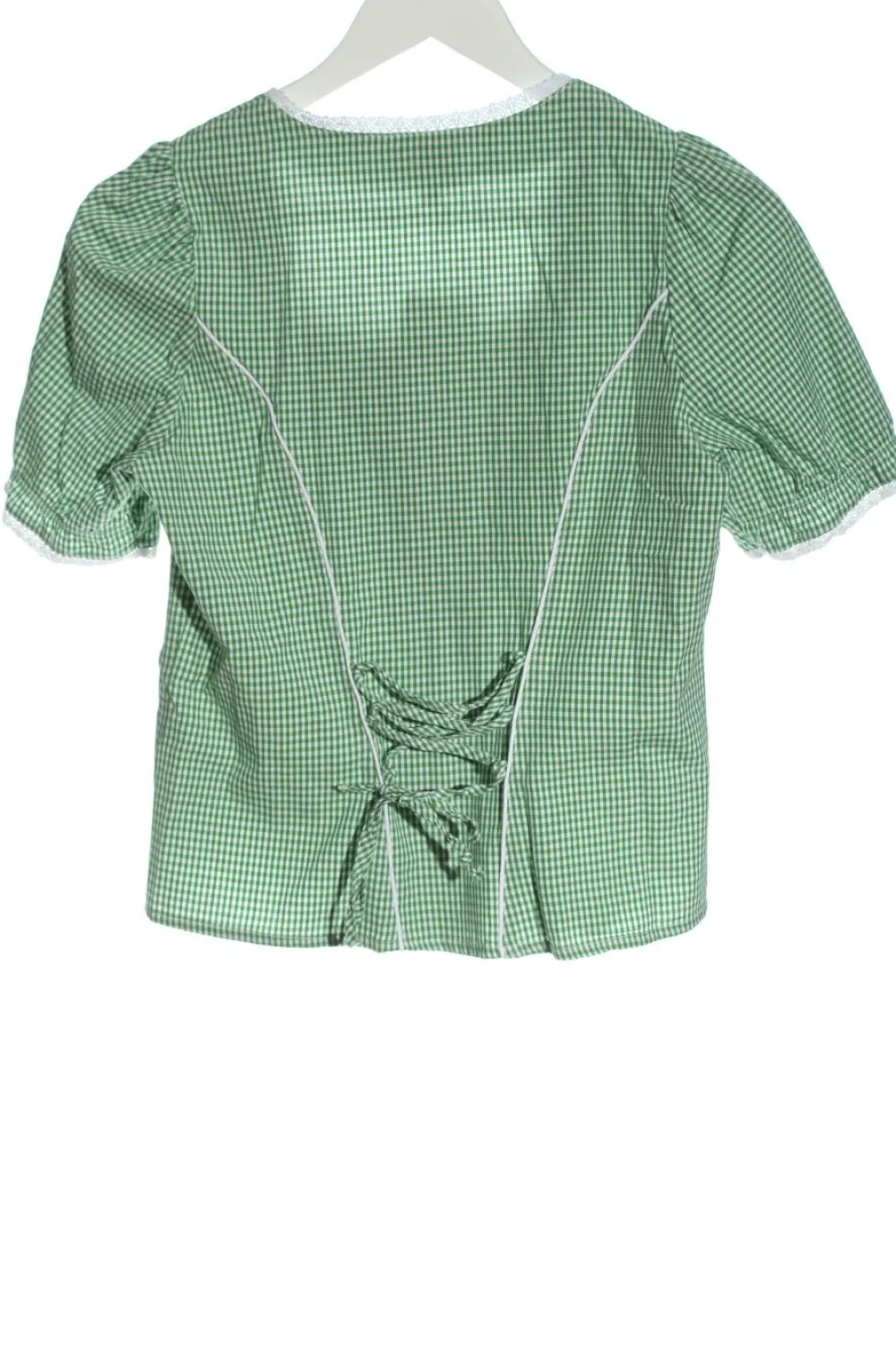 Trachtenmode>Spieth & Wensky Trachtenbluse Größe 36 grünweiß