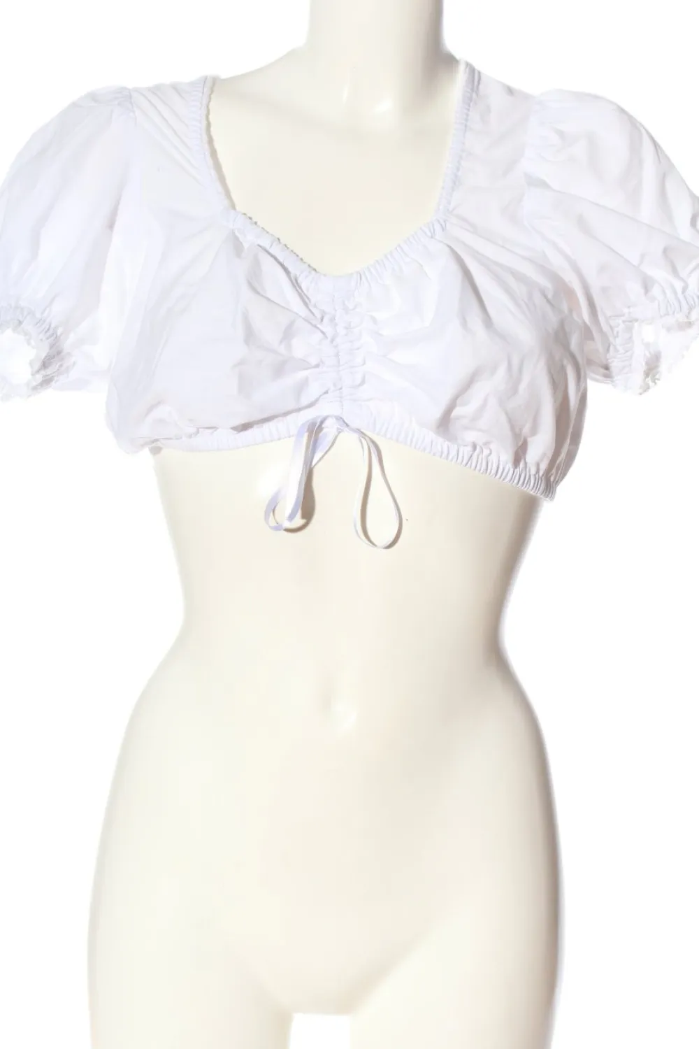Trachtenmode>Distler Trachtenbluse Größe 34 weiß