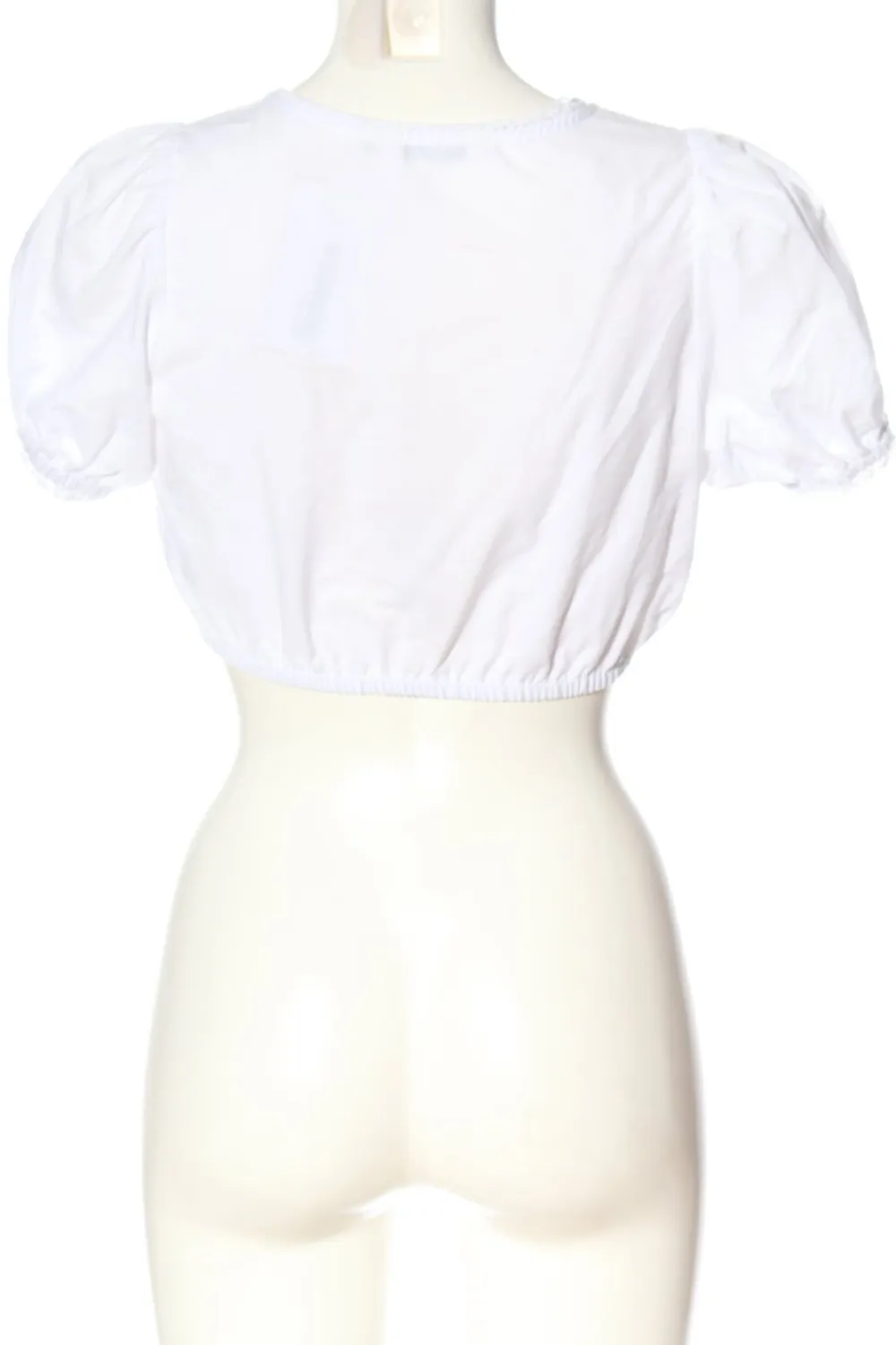 Trachtenmode>Distler Trachtenbluse Größe 34 weiß