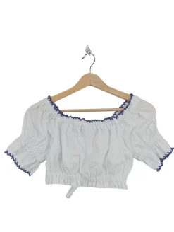 Trachtenmode>Busserl Trachten Trachtenbluse Größe 36 weiß