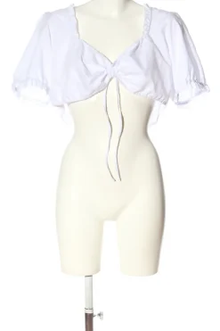 Trachtenmode>Wiesnku00f6nig Trachtenbluse Größe 46 weiß