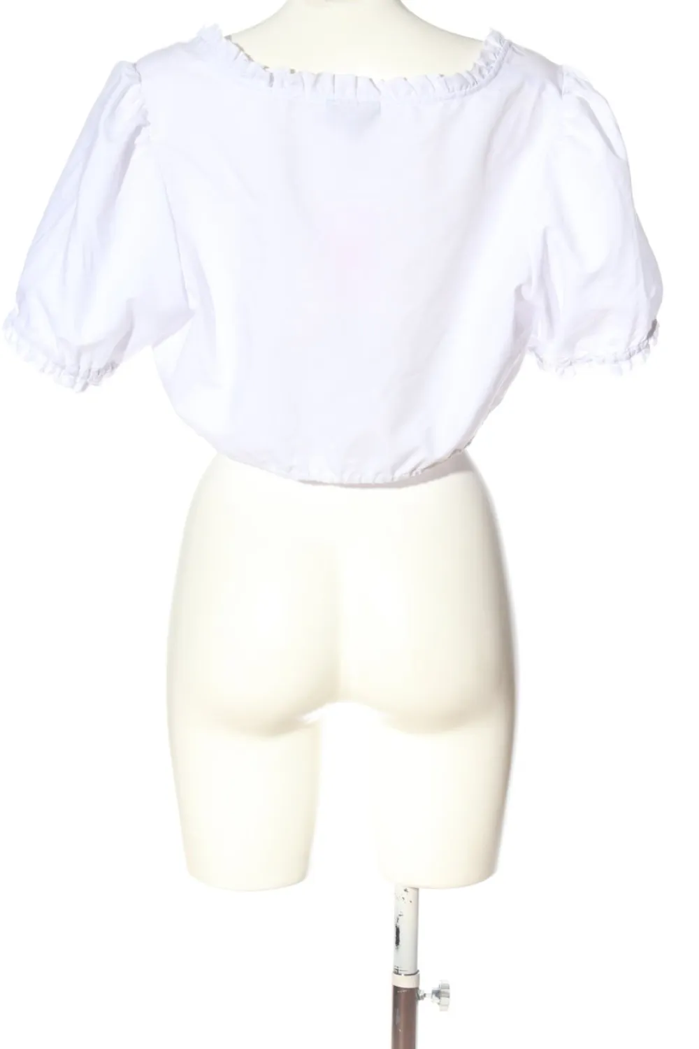 Trachtenmode>Wiesnku00f6nig Trachtenbluse Größe 46 weiß