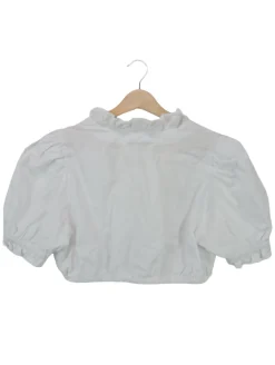 Trachtenmode>Loden Frey Trachtenbluse Größe 42 weiß