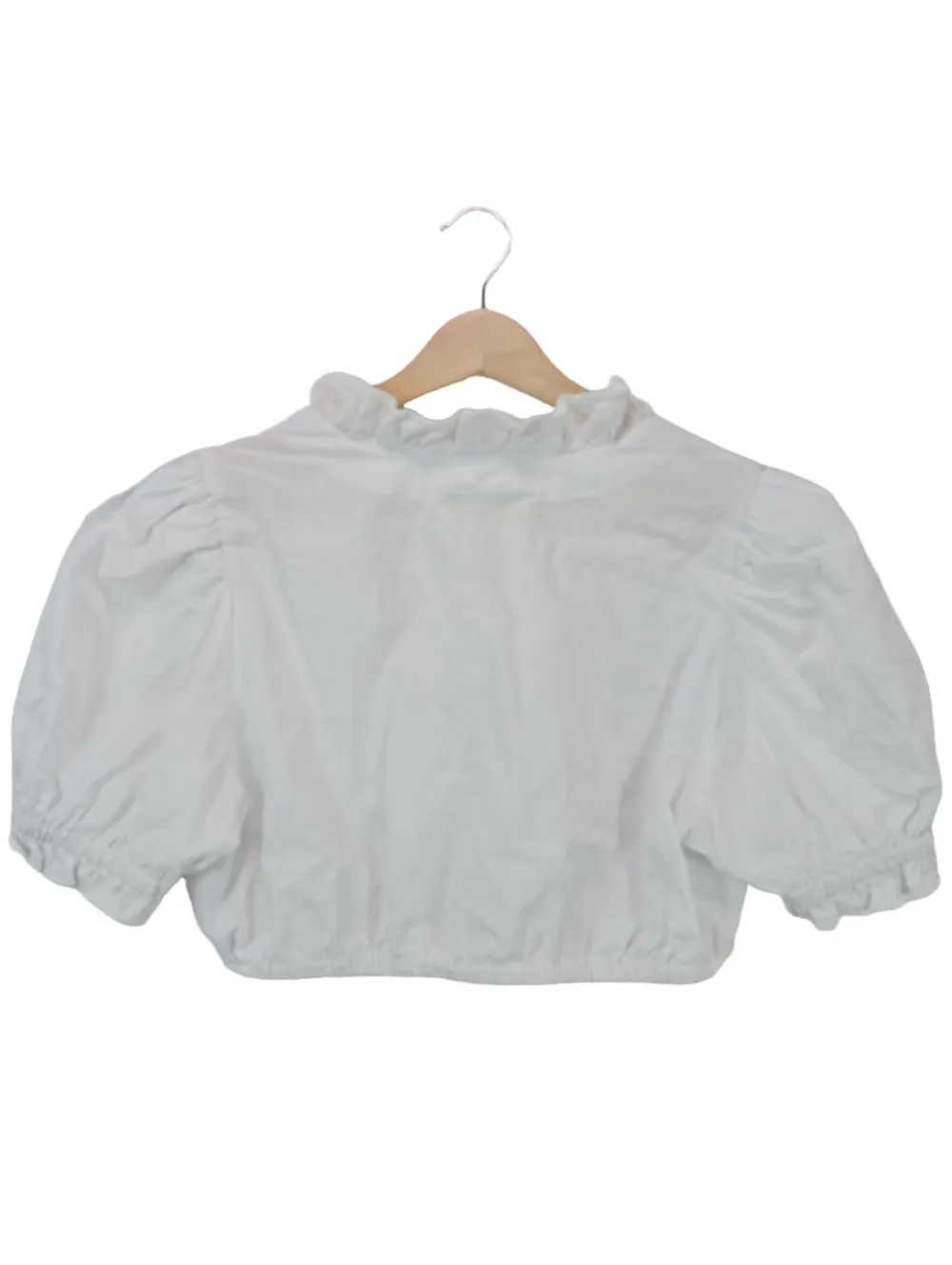 Trachtenmode>Loden Frey Trachtenbluse Größe 42 weiß