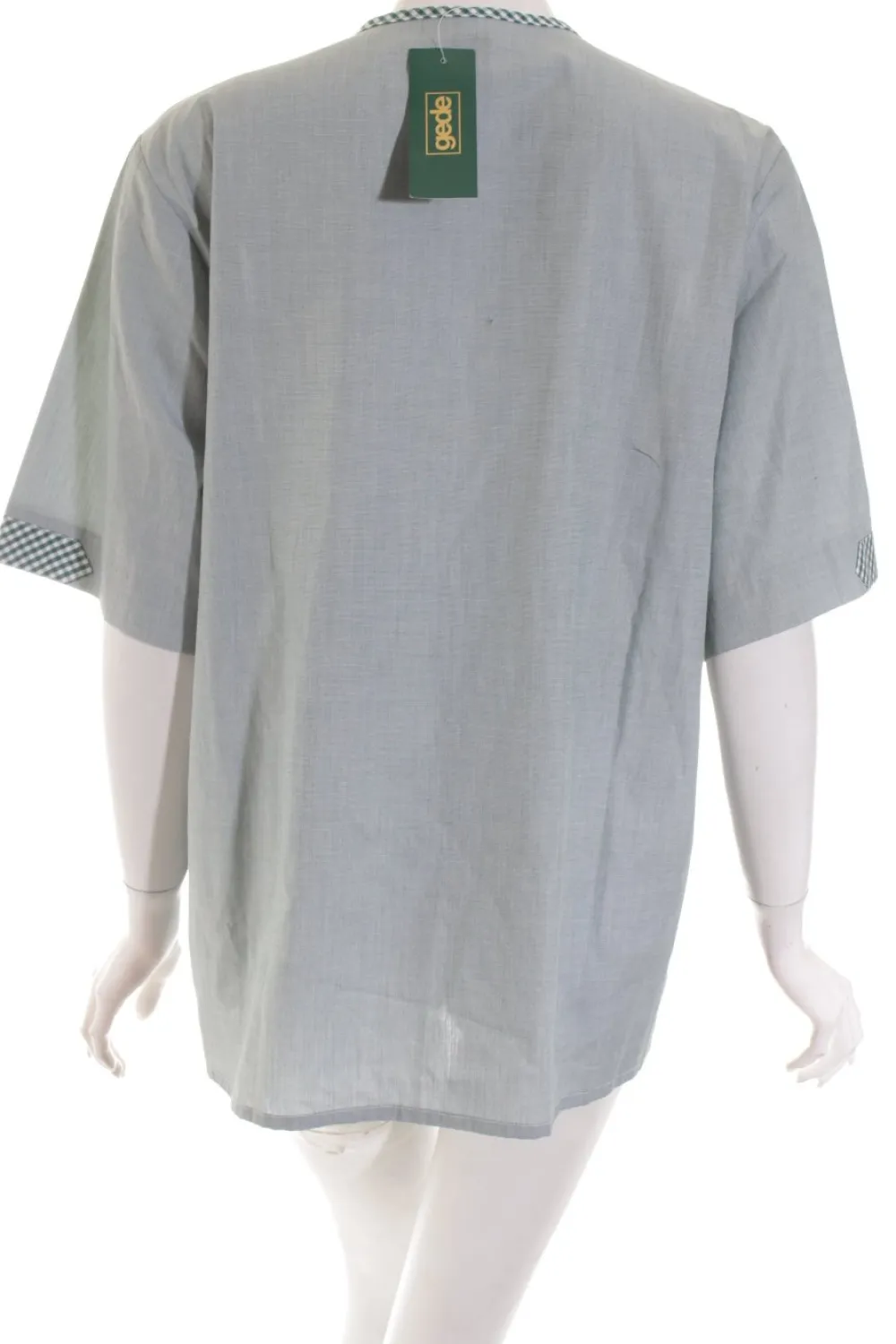 Trachtenmode>gede Trachtenbluse Größe 40 grünweiß