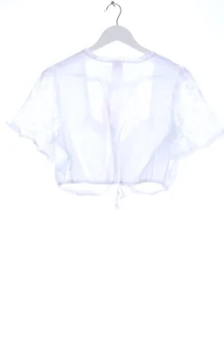 Trachtenmode>Trachtenmoden Riehl Trachtenbluse Größe 46 weiß