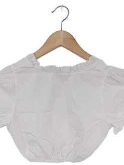 Trachtenmode>kru00fcgel Trachtenbluse Größe 32 weiß