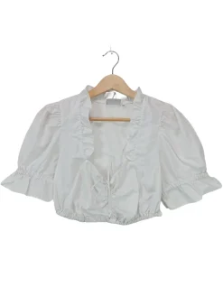 Trachtenmode>Country Line Trachtenbluse Größe 36 weiß