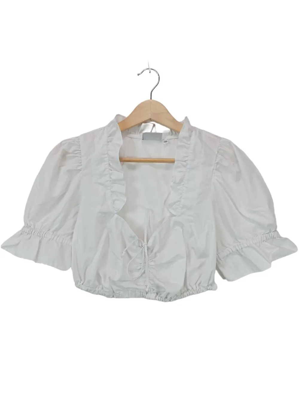 Trachtenmode>Country Line Trachtenbluse Größe 36 weiß