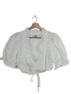 Trachtenmode>Country Life Trachtenbluse Größe 36 weiß