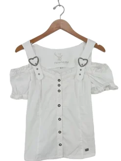 Trachtenmode>Spieth & Wensky Feierlaune Trachtenhemd Größe 38 weiß