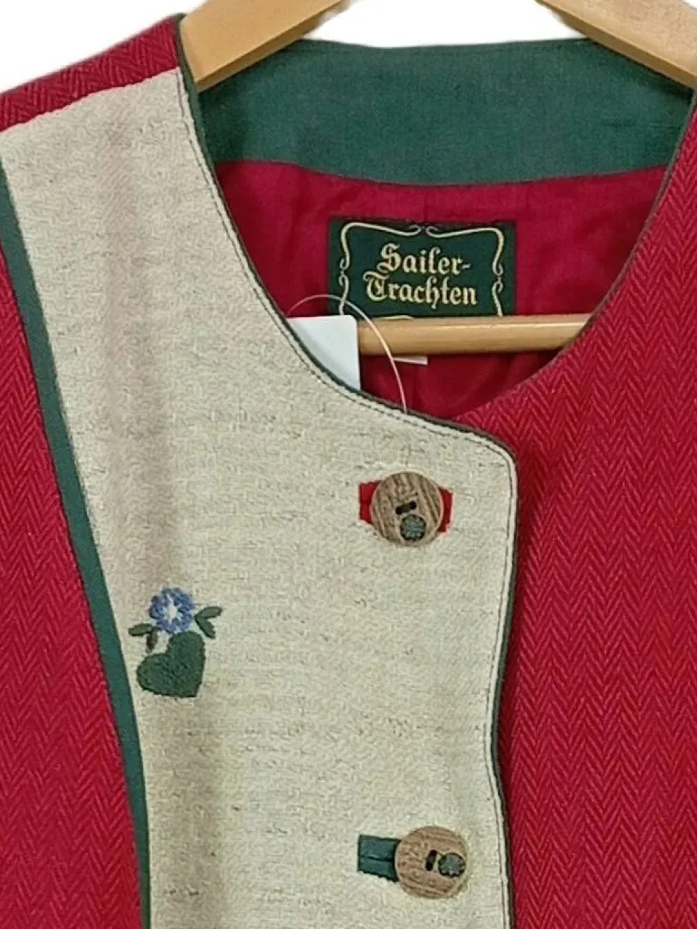 Trachtenmode> Trachtenjacke Größe 40 rot