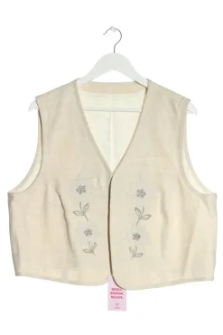 Trachtenmode>tofana Trachtenweste Größe 46 creme