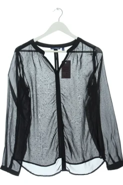 Blusen>Charles Vu00f6gele Transparenz-Bluse Größe 38 schwarz
