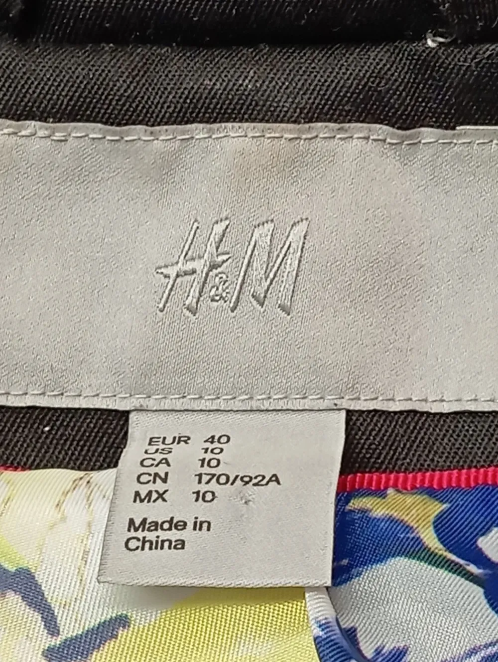 Mäntel>H&M Trenchcoat Größe 40 schwarz