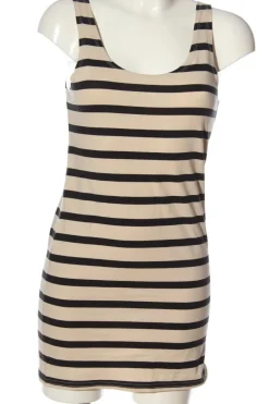 Tops>H&M Divided Trägertop Größe 38 cremeschwarz