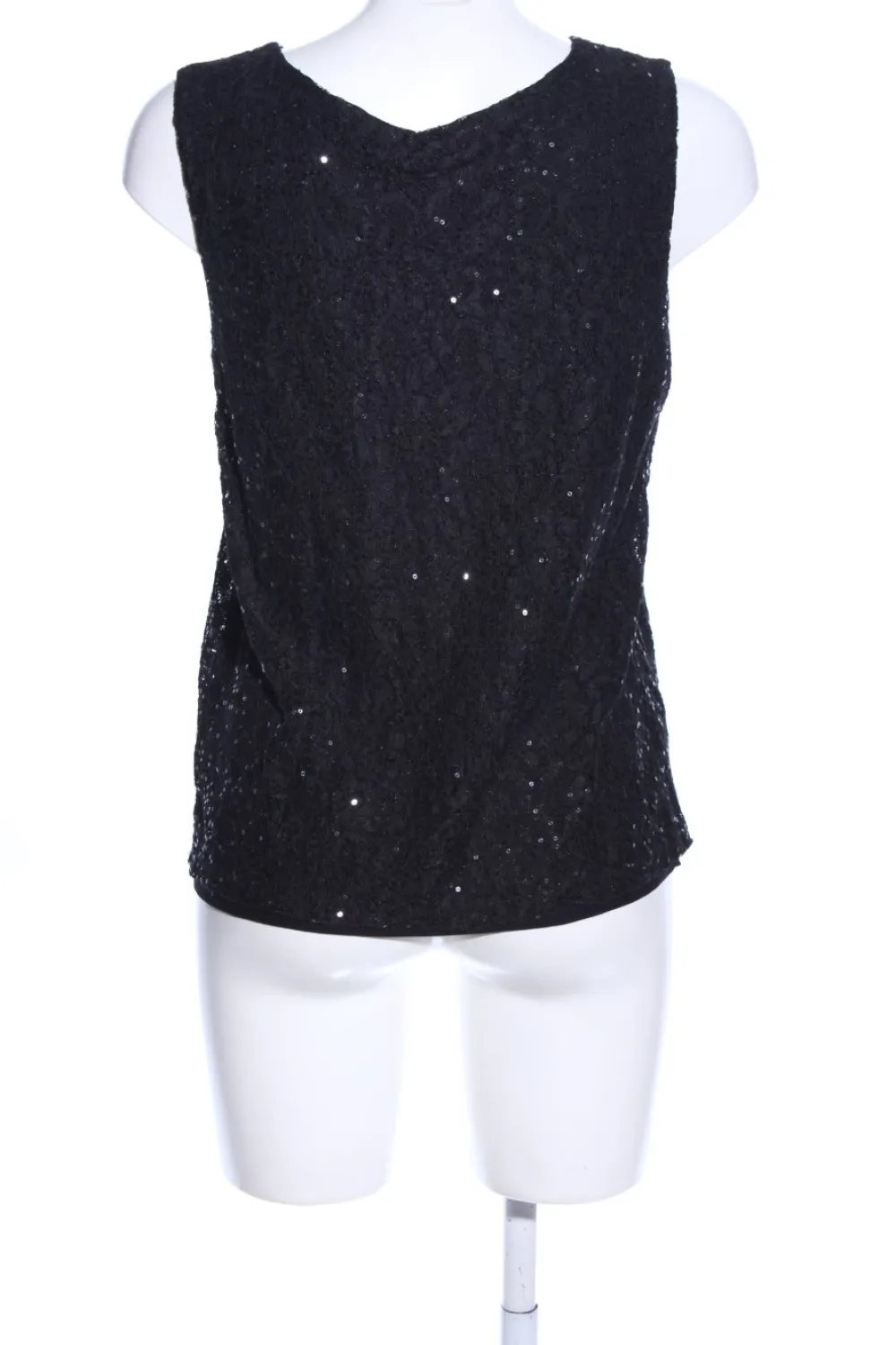 Tops>Street One Trägertop Größe 38 schwarz