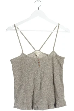 Tops>Su00e9zane Trägertop Größe 38 hellgraugrüngrau