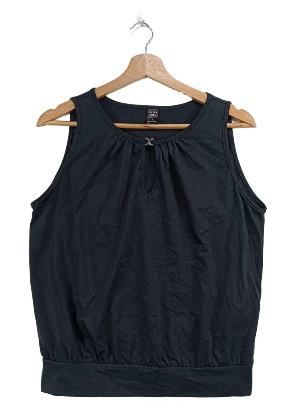 Tops>Emery rose Trägertop Größe 38 schwarz