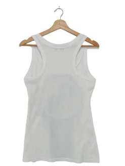 Tops>Alessandro Moscatiello Trägertop Größe 36 weißschwarz