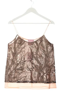 Tops>Edith & Ella Trägertop Größe 36 pinksilberfarben