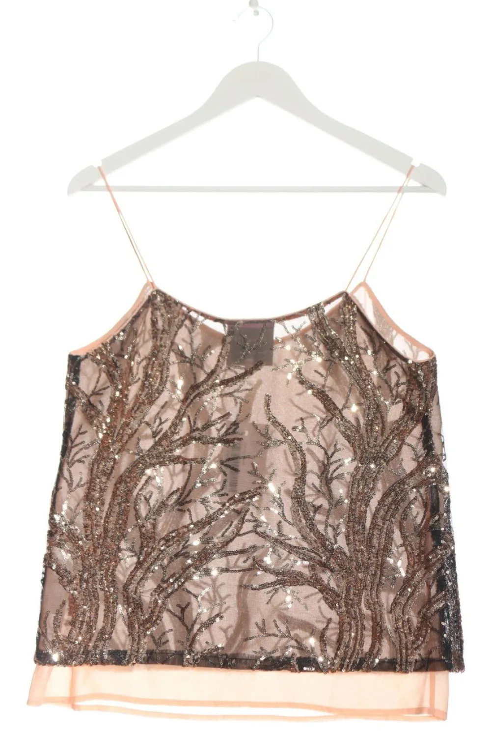Tops>Edith & Ella Trägertop Größe 36 pinksilberfarben